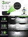 Solar Motion Light, LITOM Solar Lights Outdoor, with 3 Lighting Modes, IP66 Waterproof for Front Door, Yard, Garage, Deck, Porch-4 Pack
