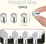 AUAUY 22pcs LED Mini Lights White for Dollhouse 1.5x1cm Warm White view 2