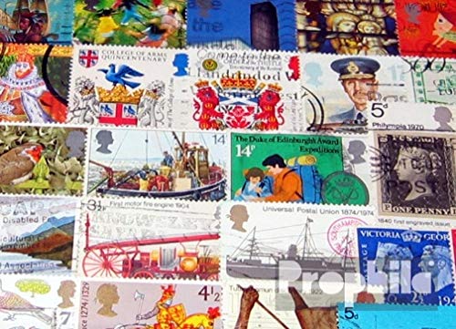 Prophila Collection United Kingdom 100 various special stamps and large (Stamps for collectors)