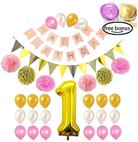 LITAUS birthday decorations (pink 4)