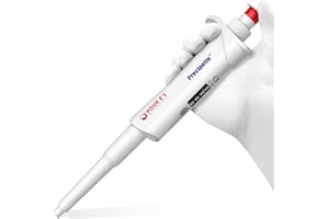 FOUR E'S SCIENTIFIC 1ml Pipette, Professional Single-Channel Pipettor 100-1000μl Lightweight High Accurate Adjustable Variabl