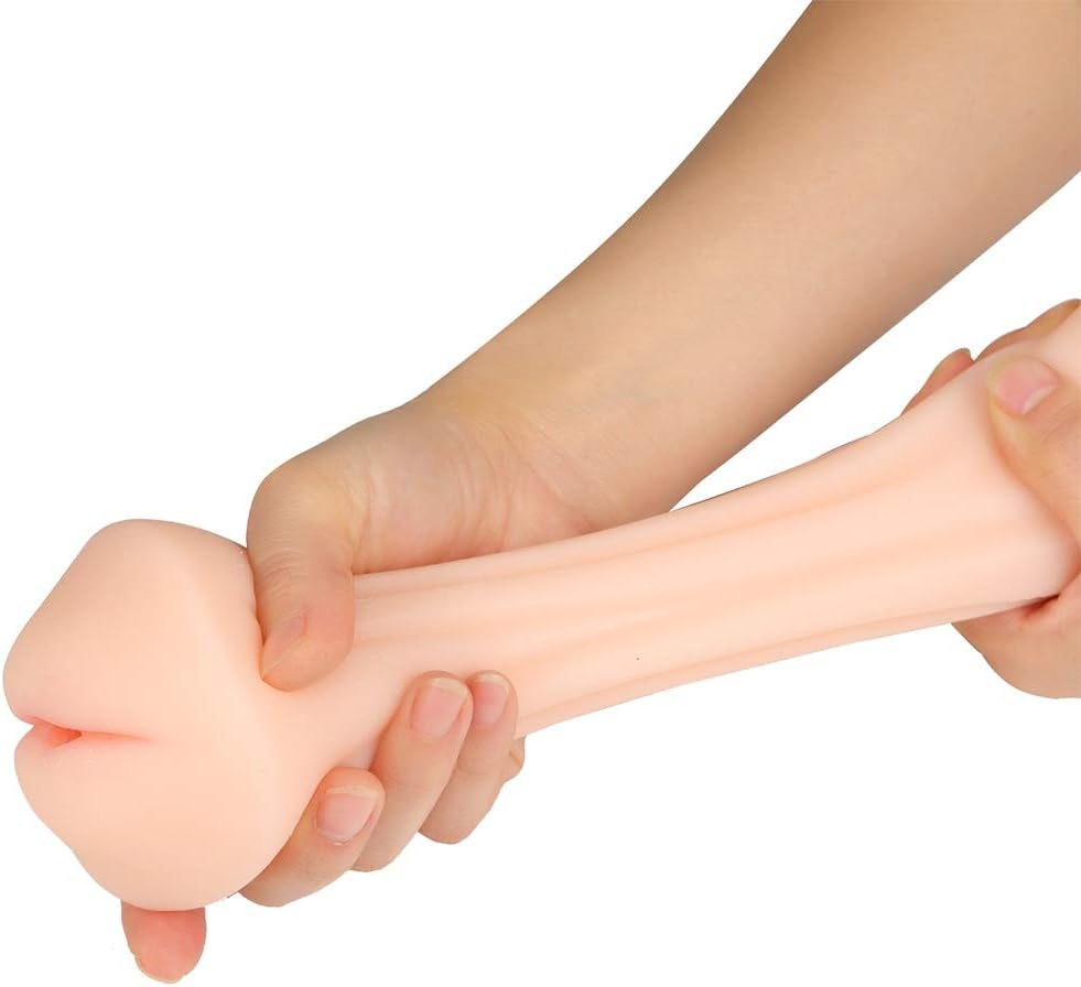 Whflyzz Perfect Size Bring to Men Reality Sũckìng Stìmũlation, 100% Waterproof Design Pocket Pũŝŝy Cup, Ergonomic Design Men's Adǔllt Toys, Manual Control Soft Male M-ásturàbation Cup.