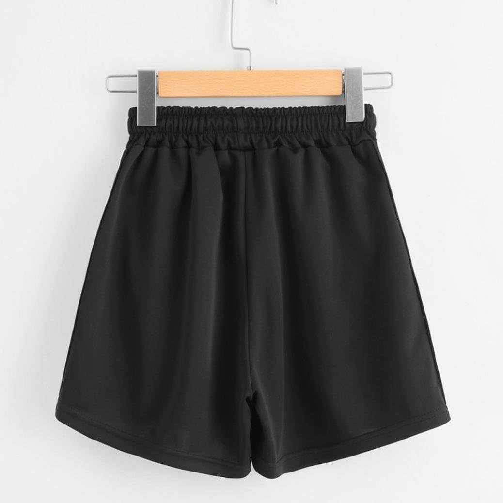 drawstring waist ringer shorts