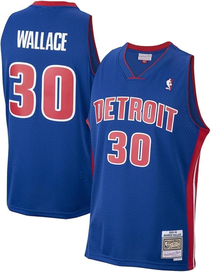Amazon.com: Mitchell & Ness Rasheed Wallace Detroit Pistons 2003