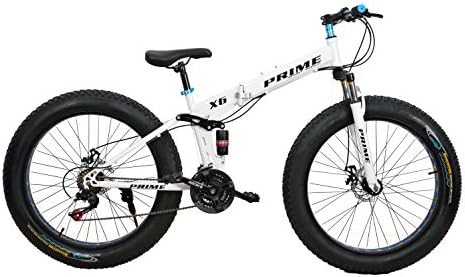 Fat Tyre (Fat Boy) + Foldable Prime Adventure Sports MTB Cycle with 21 Derailleurs