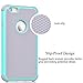 iPhone 6s Case,iPhone 6 Case,by AILUN,Soft&Reinforced Interior Silicone Bumper&Rugged Solid PC Back Shell,Shock-Absorption&Skid-Proof,Anti-Scratch Hybrid Dual-Layer Slim Cover[Mint Green]