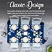 Disposable Plastic Dinner Plates - 50 Pack 10.25