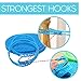 Windproof Clothesline | Set of 4 5m Portable Nylon Clothes Hanger Rope with Durable Stainless Steel Hook | Anti Slip Rust-Resistant Laundry Drip Drier for Home Travel Camping | Color May Vary | 1298.2