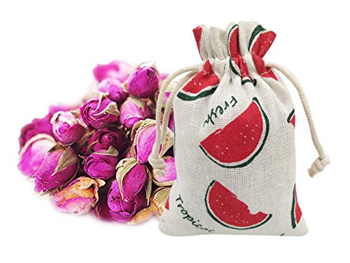 60-Pcs-Burlap-Bags-with-Drawstring-5-X-7-Wedding-Party-Gift-Bags-Jewellery-Bags-Watermelon