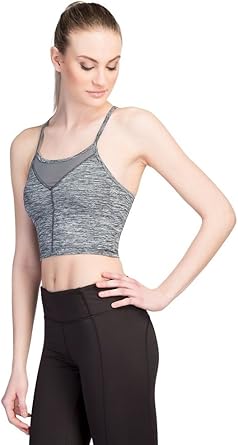 mesh front sports bra