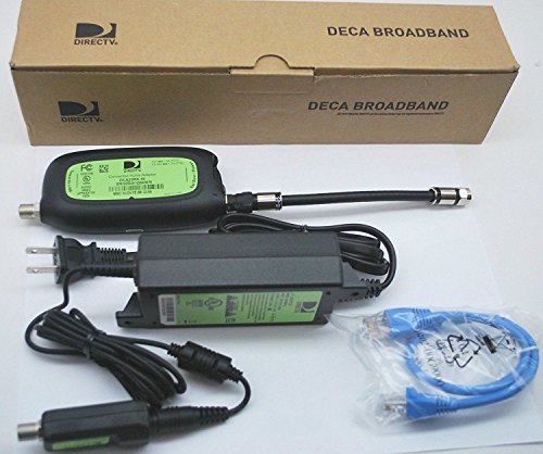 DIRECTV Receiver DECA Broadband DCA2PR1-01 Connected Home Adapter ON Demand Cinema INTERNET over COAXIAL SWM w/ Power Adapter Ethernet Cable UL Listed New DIRECTV Receiver DECA Broadband DCA2PR1-01 Connected Home Adapter ON Demand Cinema INTERNET over COAXIAL SWM w/ Power Adapter Ethernet Cable UL Listed New