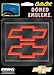 Chroma 9313 Chevrolet Red Bowtie Domed Decal - 2 Piece