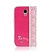 Lookatool for Samsung Galaxy S4 i9500 Hot Pink Cute Flip Wallet Leather Case Cover for Samsung Galaxy S4 i9500