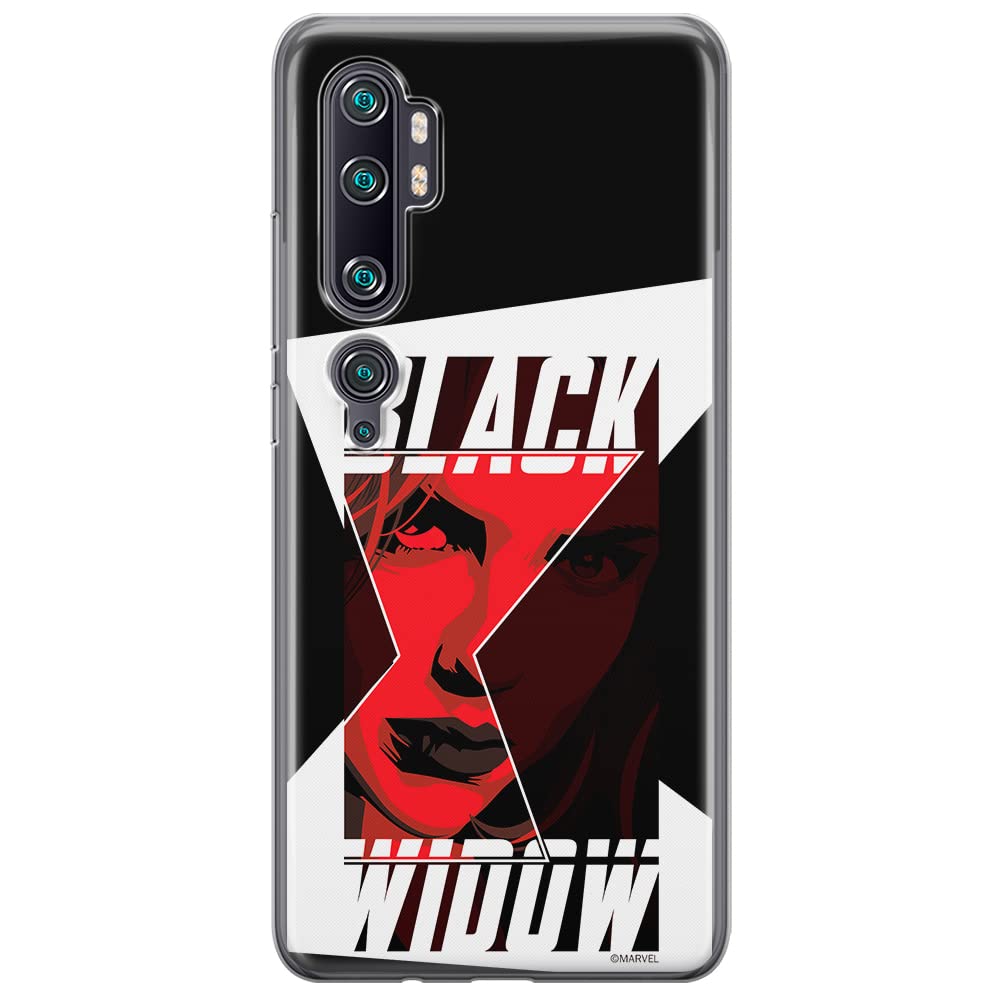 ERT GROUP mobile phone case for Xiaomi MI NOTE 10 / MI NOTE 10 PRO original and officially Licensed Marvel pattern Black Widow 012 optimally adapted to the shape of the mobile phone, case made of TPU