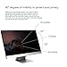 Hanging Computer Privacy Screen Panel,Compatible with 23'', 23.6'', 23.8'', 24 inch Desktop PC Computer Monitor- Anti-UV Eye Protection-16:9/16:10 Aspect Ratio(W 21.2