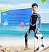Nataly Osmann Kids Wetsuit Neoprene 2.5mm Long/Short Sleeve One Piece Full Diving Suit UV Protection Swimsuit for Boys Girls