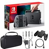 Nintendo Switch Gray Joy Con with Hard Shell Carry