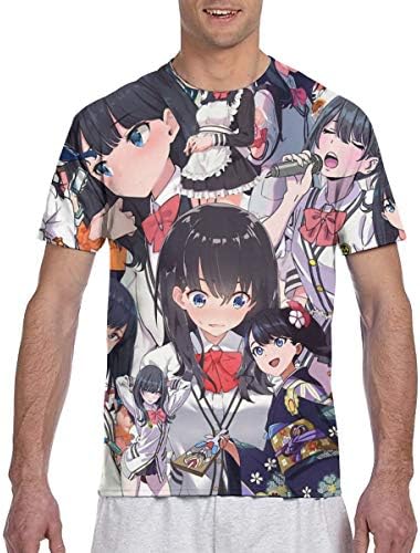 Deku Anime SSSS Gridman Rikka Takarada Collage 3D Printed Men's Short Sleeved T-Shirt
