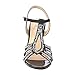 VIA PINKY CLAUDIA-93 Women's Cut Out Rhinestone Dress Heels Run One Size Small