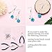 PandaHall Elite 120 Pcs Brass Earring Hook Ear Wires French Fish Hooks with Ball and Coil Nickel Free 6 Colors for Jewelry Making