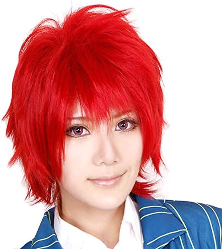 Amazon Caseeden ケースエデン 天使禁猟区 ミカエル Naruto サソリ 我愛羅 があら D N Angel 丹羽大助 コスプレ用ウィッグ ショート 30cm 耐熱 ディープレッド 赤色 ホワイトメルチェ ウィッグネット2個セット 黒色 肌色 コスプレ 仮装 通販
