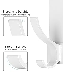 Optish Over The Door Hooks, Door Hanger Hooks for