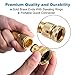 GLOUE 75FT Garden Hose,Solid Brass Connector,2017 Update Strongest Hose,Sealing Rings,Durable Latex Core and Strength Fabric Polyester for Cars Expandable Hose,addition a Portable Quick Connector