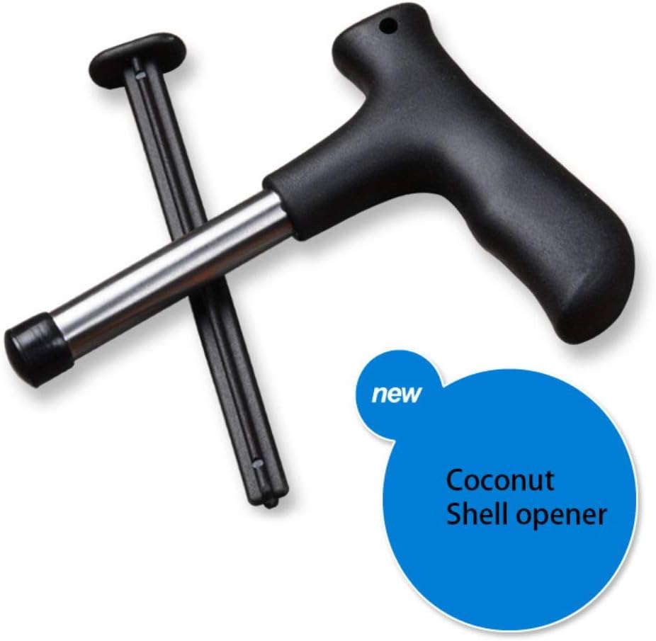 Coherny Stainless Steel Coconut Punching Tool Durable Coconut Opener Practical Coconut Knife Home Kitchen