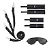 Hy-Fung Fetish Under Bed Restraint Kit with Hand Cuffs Ankle Cuff Goggles Bondage Kit Collection For Male Female Couple
