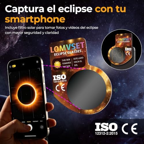 Pacote de óculos 15/30 ISO 12312-2 CE - Aprovados 2026 para Proteção UV e Infravermelha Certificados para Adultos e Crianças + Filtro Móvel