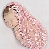 Anboo Newborn Maternity Props Baby Lace Scarf Photo Props Photography Quilt (Pink )