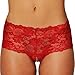 LoveFifi Women's Hip -Hugging Split Personality Crotchless Panty