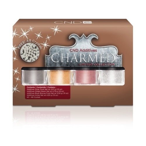 CND Additives Charmed Limited Edition - 4 Holiday Colors - FREE AB CRYSTALS!
