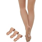 Yilanmy Dance Tights for Women Convertible Transition Ballet Tights Ultra Soft Opaque Pantyhose 3 Pairs