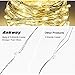 Solar String Lights, Ankway 200 LED Fairy Lights 8 Modes 3-Strands Copper Wire 72 ft Waterproof IP65 Solar String Lights Outdoor Indoor Patio Garden Christmas Decorative (Warm White)