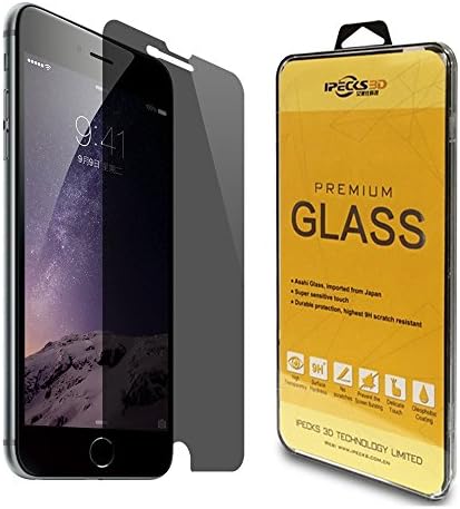 IPECKS3D Screen Protector for iPhone 8 Plus iPhone 7 Plus Privacy Tempered Glass 2Way Peeping Film 4.7 inches Easy to Install