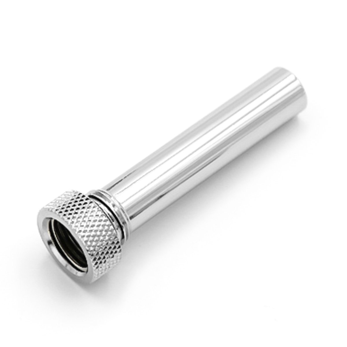 Barrow G1/4" External Flow Guide Adapter, Extra Long Length, Silver Shiny