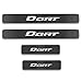 SENYAZON Dart Sticker Door Threshold Plate Door Entry Guard for Dodge Dart Car Accessories (White)
