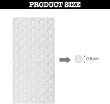 Gunwon Silicone Bumpers Adhesive Cushions 50 pcs Clear 0.6cm Door Stop Pads view 2