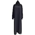 2PCS Women's Muslim Dresses Abaya Islamic Dubai Prayer Dress Robe Long Cardigan Maxi Dress
