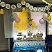 7x5ft Photography Background Cute Little Yellow Duck Theme Baby Shower Bubble Backdrop Ducky Party Event Decorations Banner Pictures Photo Booth Props W-1985