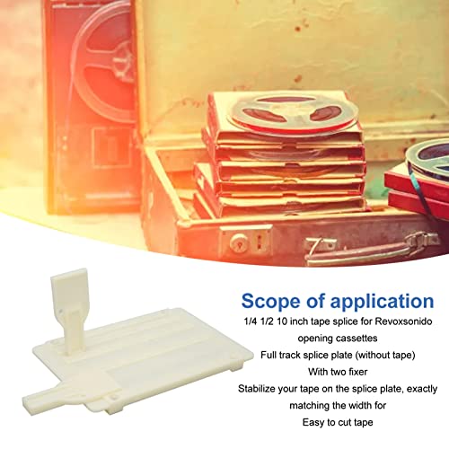 1/4 10 Inch Tape Splicing Set, ABS Opening Cassette Tape Splicing Set