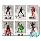 Entertainment hulk comic character minimalistic iron man movies thor captain america black widow hawkeye the aveng mouse pad computer mousepad
