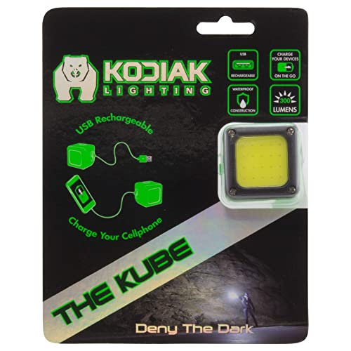 Kodiak Kube 300 Lumen Rechargeable Light and Power Bank LED