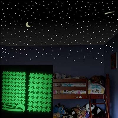Dress Home Pretty Skylight Night Light Ceiling Sticker Glow In