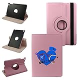 Ipad Air 5th Generation Love Nursing Pink Cover, Synthetic Leather Rotating Ipad Air Case: 360 Degrees Multi-angle Vertical and Horizontal Stand with Strap (Pink)