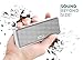 Ancord Micro Bluetooth Speaker Ultra Portable Mini Body Big Sound with 6W Output Small Bluetooth Speakers Compact Design Good Gift Silver