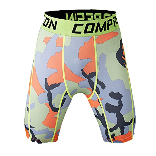 orange base layer shorts