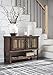 Signature Design by Ashley - Mestler Rustic Console Sofa Table, Brown/Multi Colored Shelves