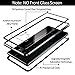 Magnetic Case for Galaxy Note 9,Clear Tempered Glass Hard Back Cover [With Built-In Magnets Metal Bumper Frame],360° Full Protection Ultra Slim Phone Case for Samsung Galaxy Note 9 6.4''[Black]